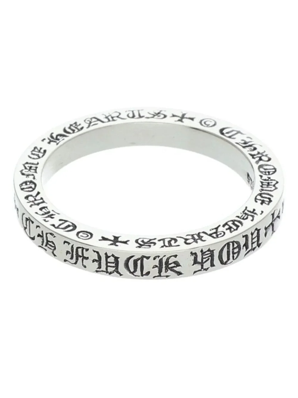 Chrome Hearts Spacer Fckyou Silver Ring